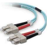 Fiber Patch Cable SC%2FSC1 10 Gig Aqua 50%2F125