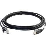 C2G 6in Cat6 Snagless UTP Slim Network Patch Ethernet Cable Black