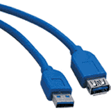 USB 3%2E0 Super Speed A-A Extension Cables