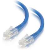 7ft Cat5e Non-Booted Unshielded Network Patch Enet Cable - Blue