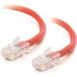 7ft Cat5e Non-Booted UTP Network Crossover Patch Cable - Red