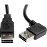 USB 2%2E0 Univ Right Angle Reversible A-Male to A-Male Cables