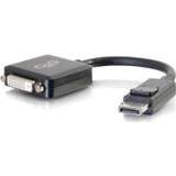 C2G 8in DisplayPort to DVI Adapter - Single Link DVI-D Video Adapte