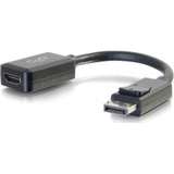 C2G 8in DisplayPort to HDMI Adapter Converter - Male to Female Blac