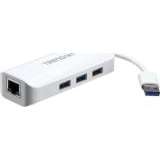 USB 3%2E0 to Gigabit Adapter %2B USB Hub