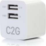 C2G 2-Port USB Wall Charger - AC to USB Adapter%2C 5V 2%2E1A Output