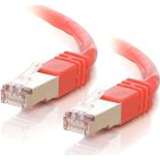 25ft Cat5e Snagless Shielded %28STP%29 Network Patch Enet Cable Red