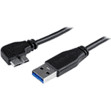 Slim Micro USB 3%2E0 Cable to Left-Angle Micro-USB