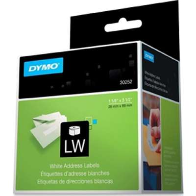 20 Roll 350 Address Labels 30252 for DYMO LabelWriters Printer 1-1/8" x 3-1/2"