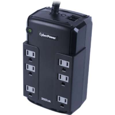 PROVANTAGE: CyberPower CP350SLG 350VA / 225 Watt / 6 Outlet / Compact