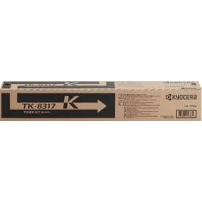 Kyocera Mita Genuine Brand Name Black Toner Cartridge OEM TK8317K TK-8317K 18K YLD for TASKalfa 2550ci Printers