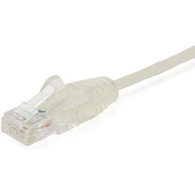 Slim CAT6 Patch Cord Black Snagless RJ45 Connectors N6PAT200CMBKS Gigabit Ethernet Cable 2 m CAT6 Cable 28 AWG 