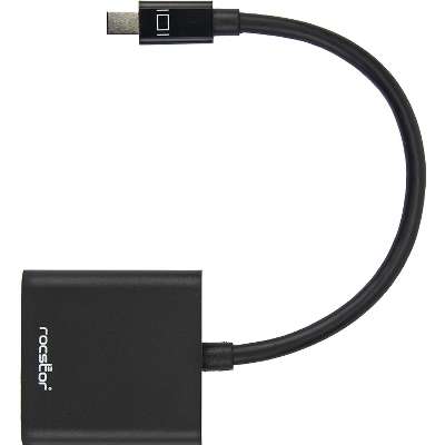 6IN Mini DISPLAYPORT to VGA Compatible with ROCSTOR Y10A199-B1 