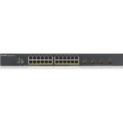 Slots and Hybrid Cloud mode Zyxel 24-Port Gigabit Ethernet Smart Managed Switch with 4 10G SFP XGS1930-28