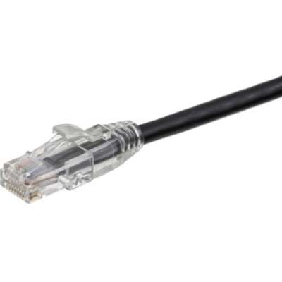 Axiom C6MB-K35-AX 35FT CAT6 550MHZ Patch Cable Clear-SNAGLESS Universal Boot Black 
