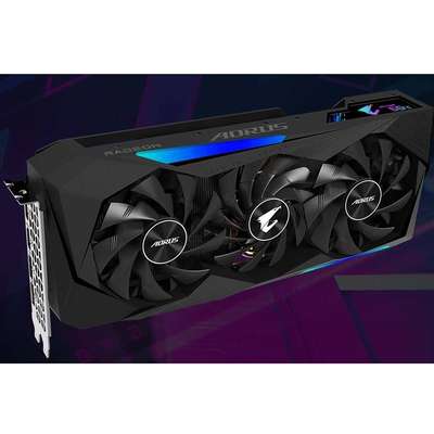  Gigabyte AORUS Radeon RX 6800 Master 16G Graphics Card,  MAX-Covered Cooling, 16GB 256-bit GDDR6, GV-R68AORUS M-16GD Video Card :  Electronics